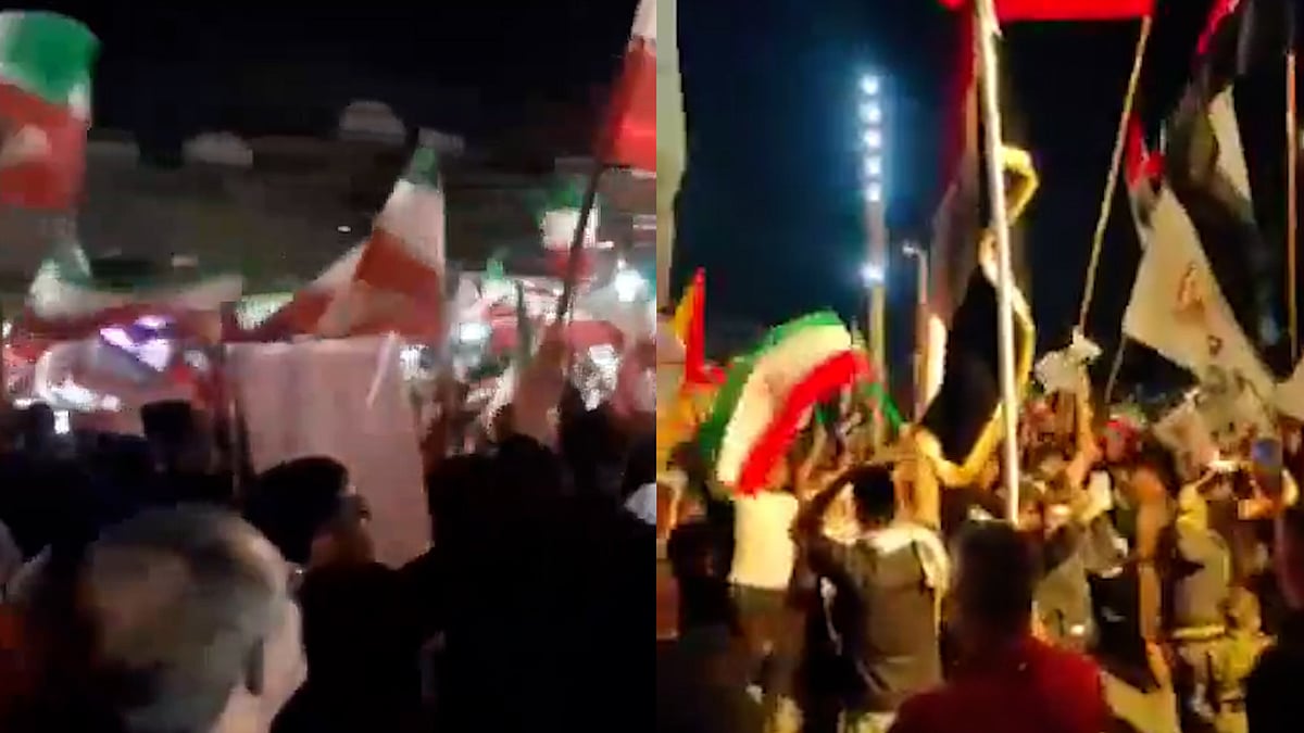 ট্রাম্পের যুদ্ধবিরতি ঘোষণার পর ইরান ও ইরাকজুড়ে আনন্দ উদ্‌যাপন