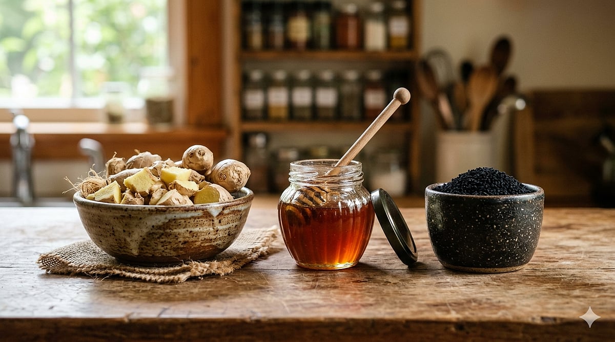 রোজ সকালে আদা, মধু ও কালিজিরা খেলে কী হয়? কাদের খাওয়া বারণ?