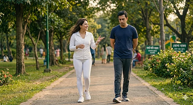 তাঁর সঙ্গে কথা বলা বা সময় কাটানো একটি দৈনন্দিন কাজ বা বোঝা মনে হয়