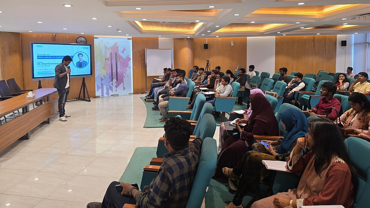 ফ্রিল্যান্সার থেকে টেকসই স্টার্টআপ গড়ে তোলার কৌশল শিখলেন শিক্ষার্থীরা