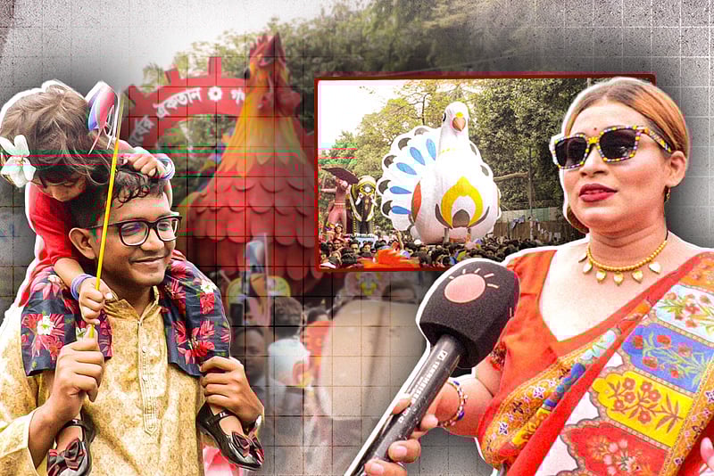 ‘বৈশাখী শোভাযাত্রা ১৪৩৩’ উৎসবের রং ছড়িয়ে দিল অসাম্প্রদায়িক বার্তা