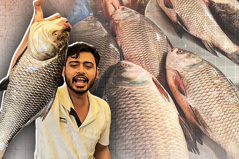 শতবর্ষী কাতলা মাছের মেলায় উপচে পড়া ভিড়