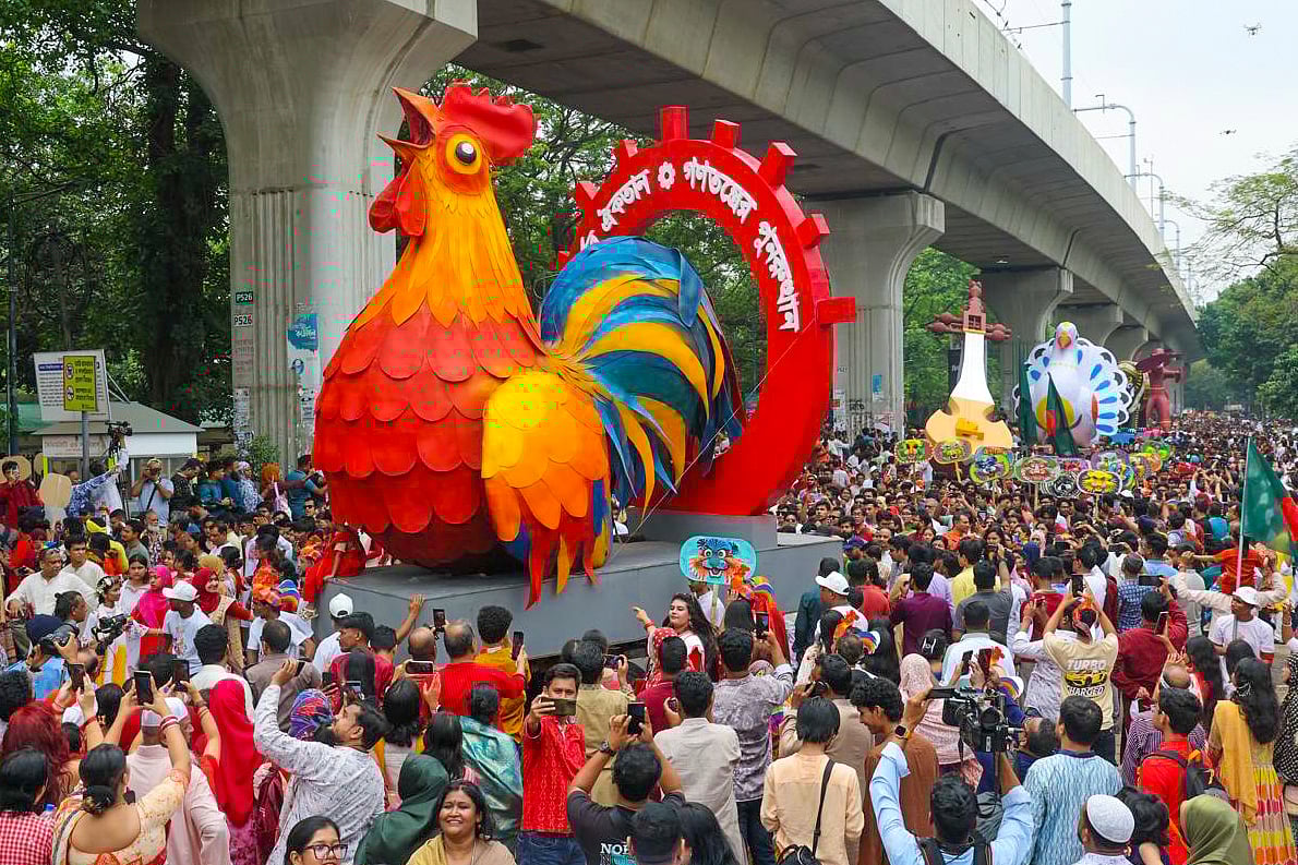 চারুকলার ‘বৈশাখী শোভাযাত্রা’