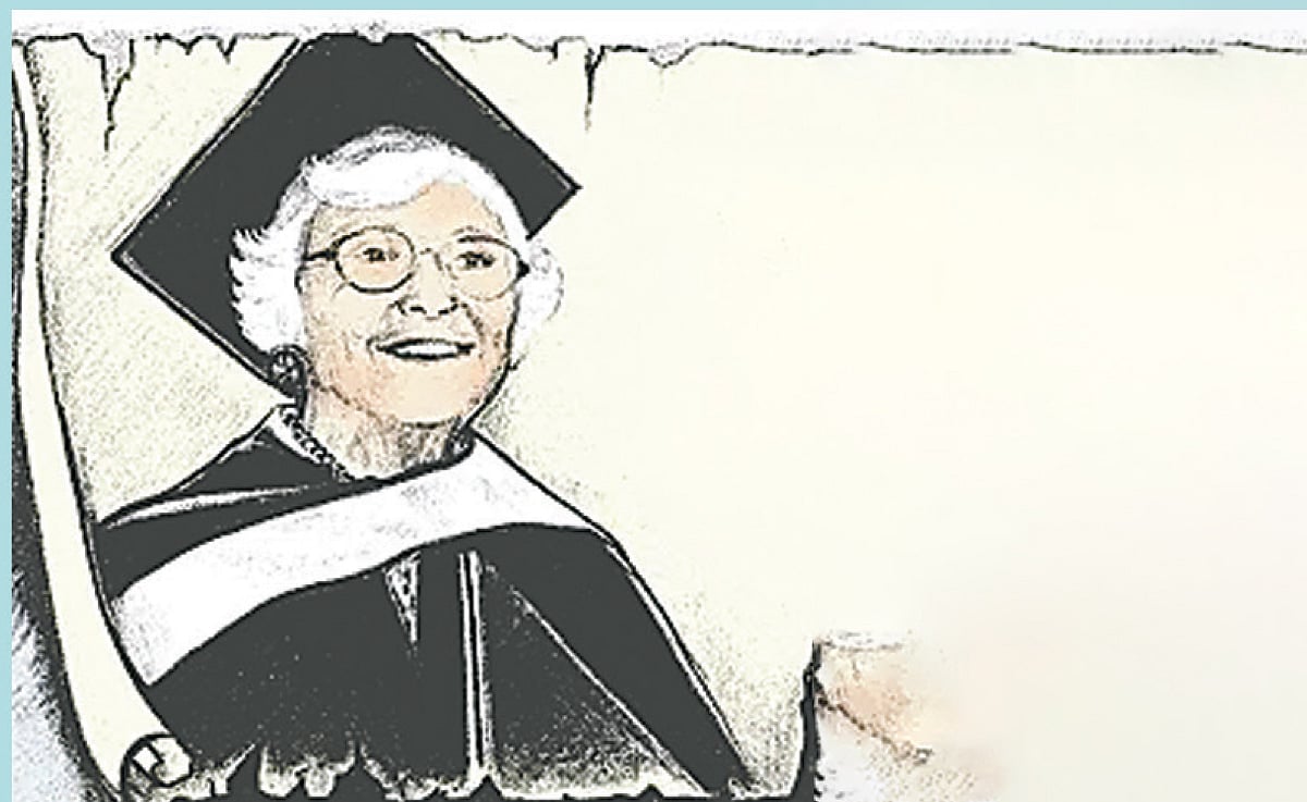 ১০৫ বছর বয়সে নিয়েছেন মাস্টার্স ডিগ্রি