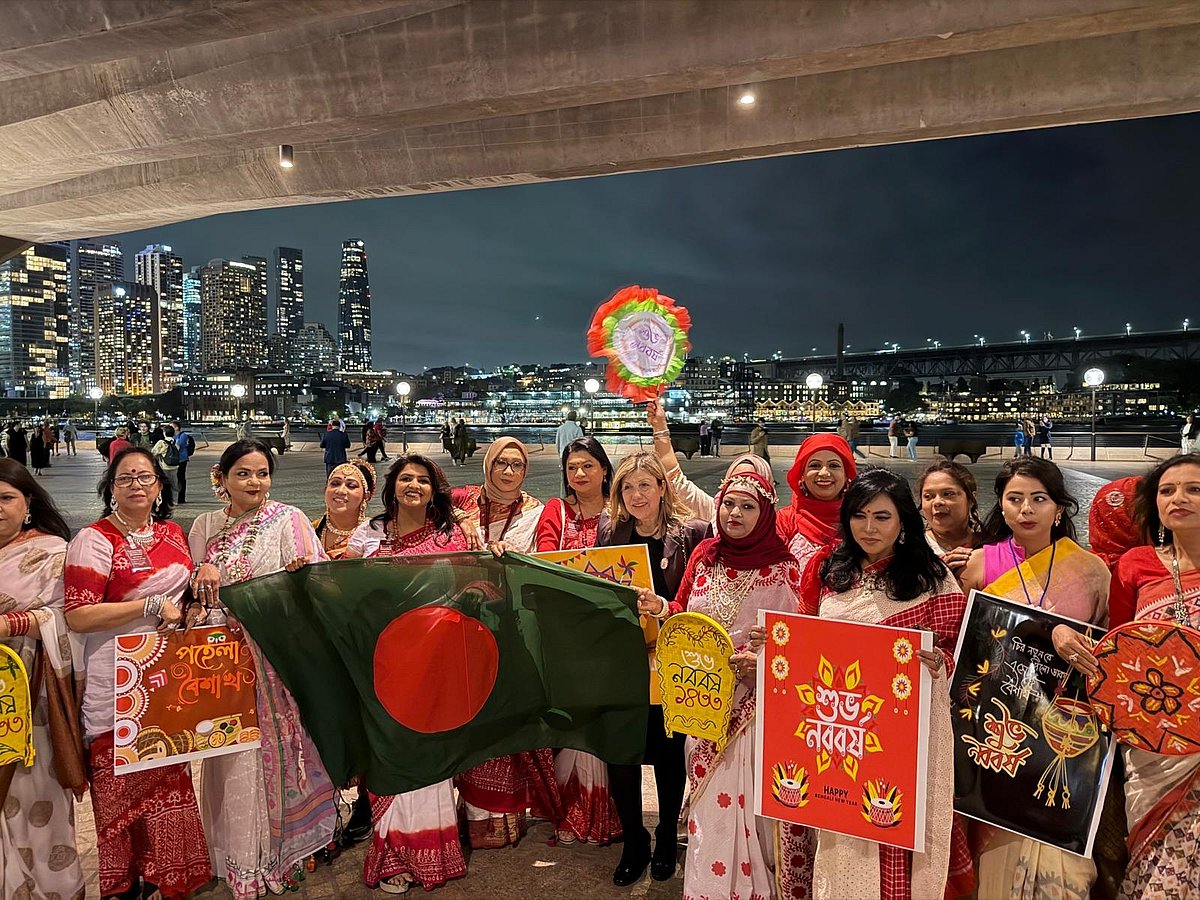 সিডনির অপেরা হাউসে বাঙালির বৈশাখ উদ্‌যাপন