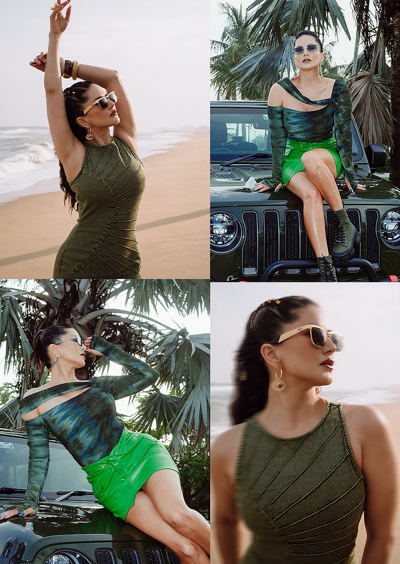 কখনও সাগরপাড়ে, কখনও সাফারিতে সানি লিওনি