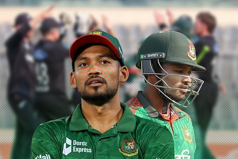 ওয়ানডেতে ১৩ ইনিংস ধরে ফিফটি নেই, নাজমুলের অফ ফর্মে বিপদে বাংলাদেশ