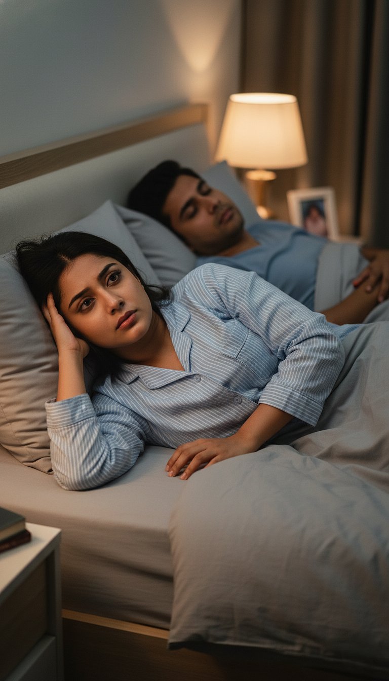 স্বামীরা আগে ঘুমিয়ে পড়েন, কেন সহজে ঘুম আসে না নারীদের