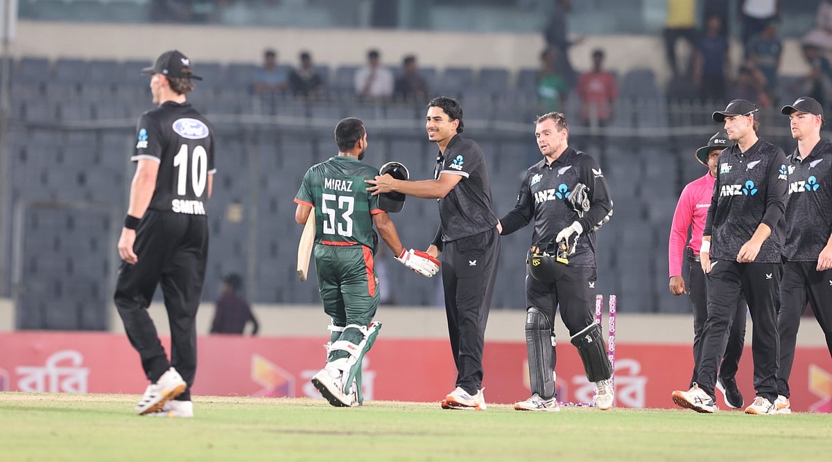 নিউজিল্যান্ডকে ৬ উইকেটে হারিয়ে সমতায় বাংলাদেশ