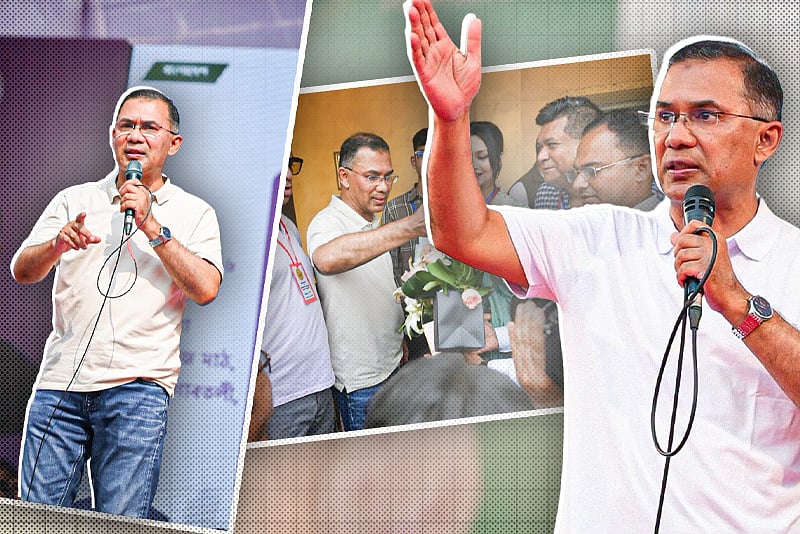 প্রধানমন্ত্রী হিসেবে প্রথমবারের মতো বগুড়ায় তারেক রহমান, ছিল দিনভর কর্মসূচি