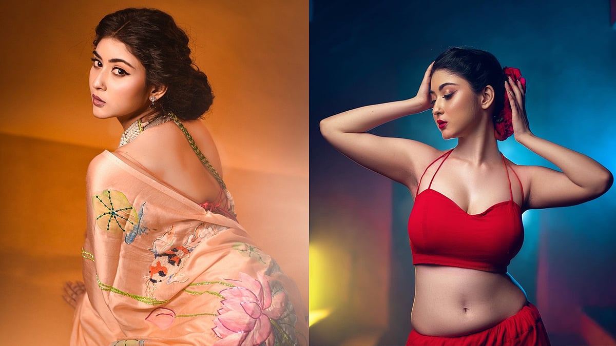 নানা স্টাইলে নজর কাড়ছেন নাচের মেয়ে ইন্দ্রানী