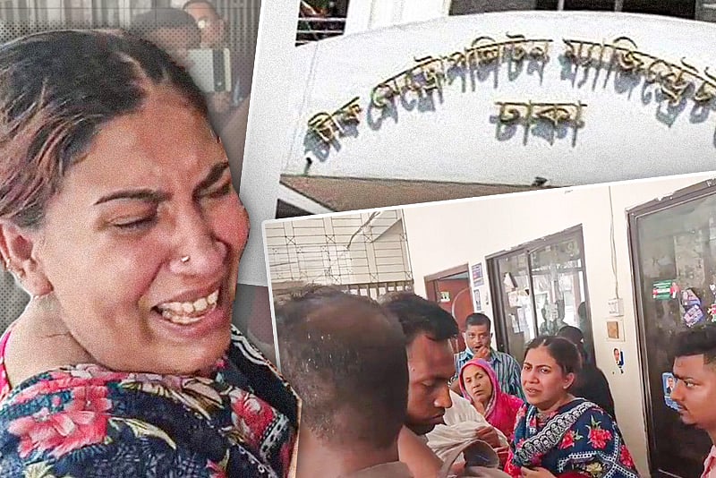 দেড় মাসের সন্তানসহ যুব মহিলা লীগের নেত্রী কারাগারে