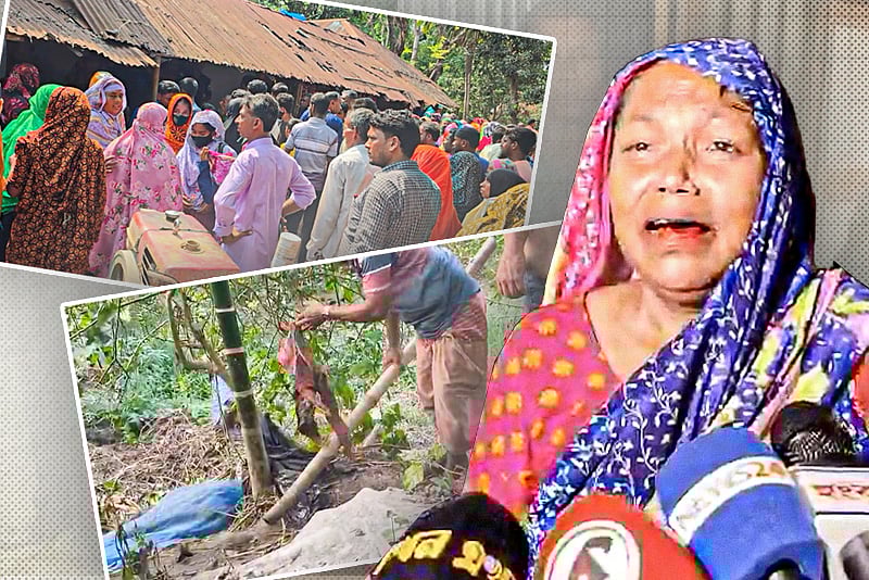 শরীয়তপুরে ৫ বছরের পুরোনো কবর খুঁড়ে মিলল অর্ধগলিত লাশ