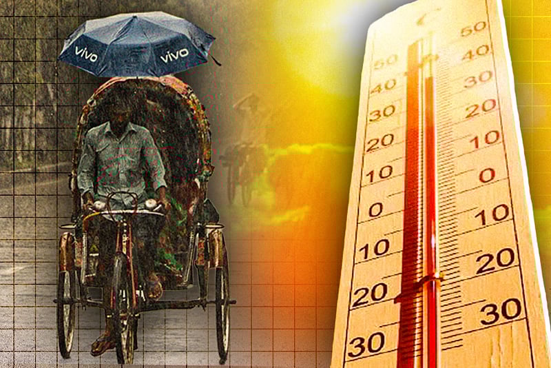 দেশের তিন বিভাগে বৃষ্টির আভাস, কমছে না তাপপ্রবাহ