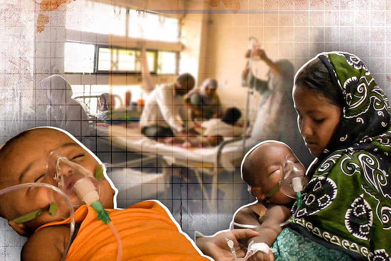 হামের লক্ষণ নিয়ে শিশুরা আসছে হাসপাতালে, বাড়ছে অন্যান্য ভাইরাসের ঝুঁকিও