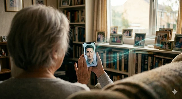 এআই প্রতিরূপটি দেখতে হুবহু ওই ব্যক্তির মতো