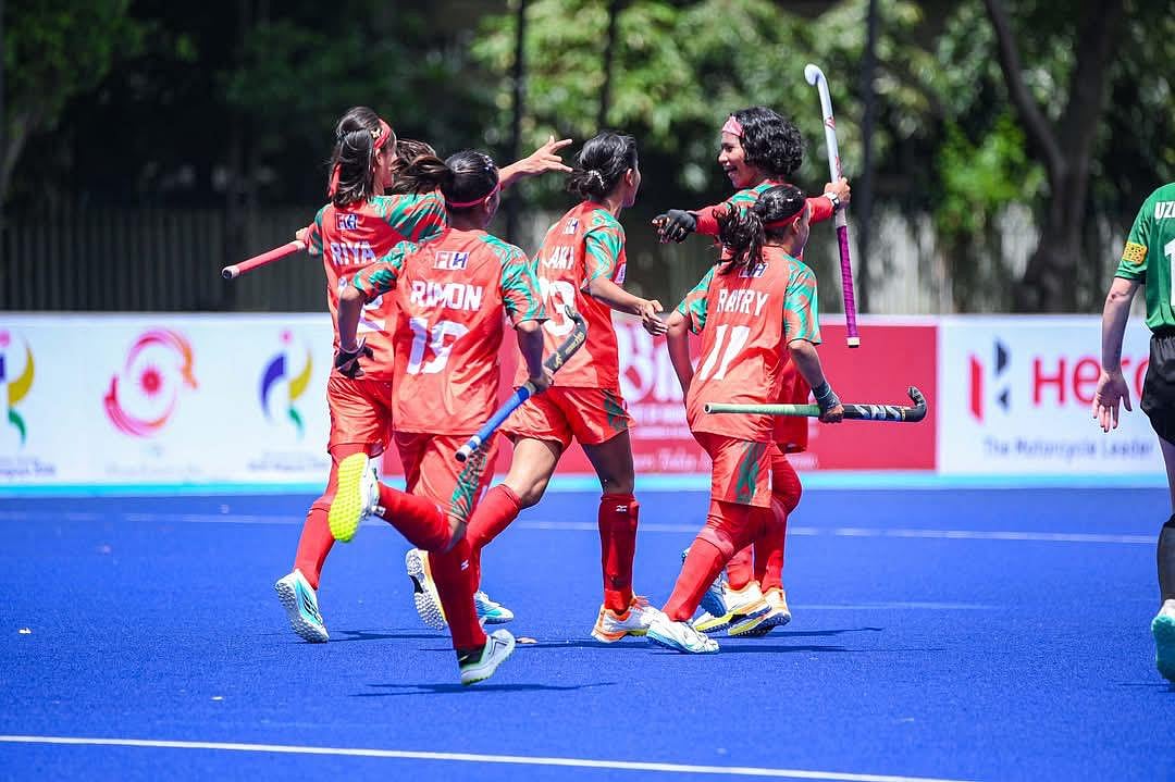 হকির আন্তর্জাতিক প্রতিযোগিতায় বাংলাদেশের মেয়েদের প্রথম জয়
