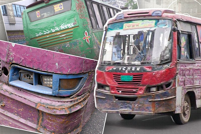 ঢাকার গণপরিবহন: সরকার বদলায়, ভোগান্তি কমে না