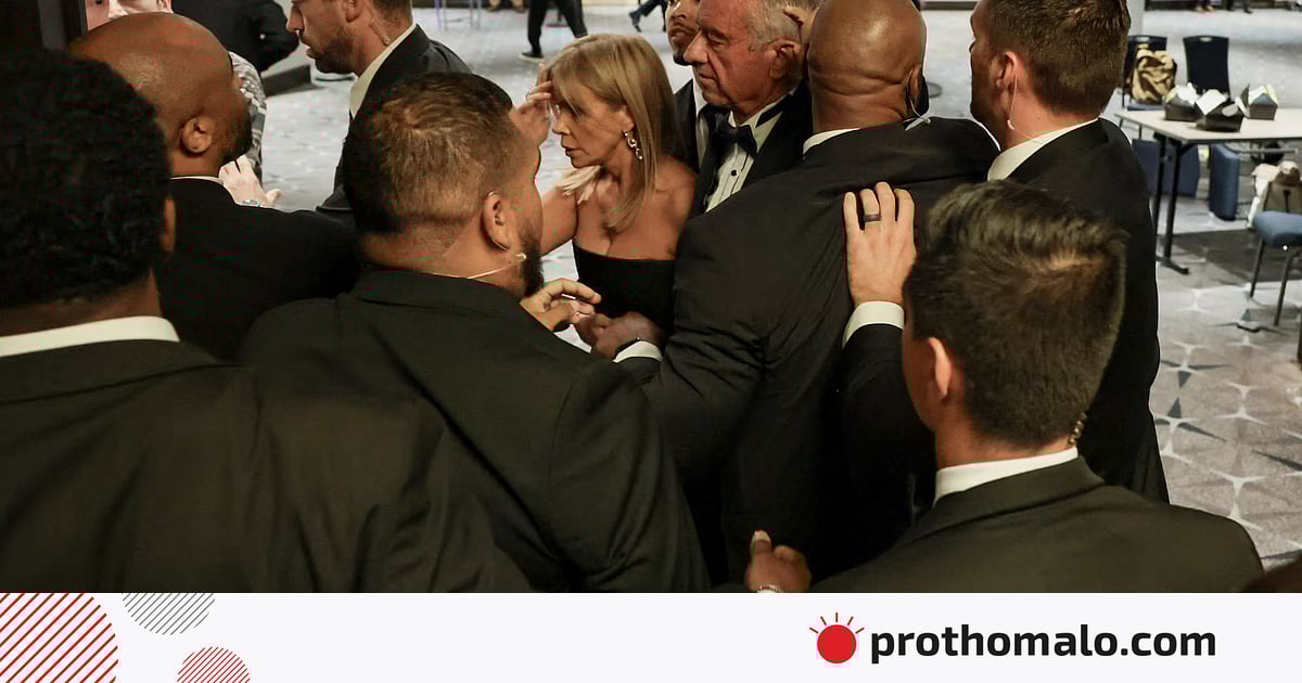 ট্রাম্পের উপস্থিতিতে নৈশভোজ চলাকালে গুলির শব্দ ট্রাম্পের উপস্থিতিতে নৈশভোজ চলাকালে গুলির শব্দ