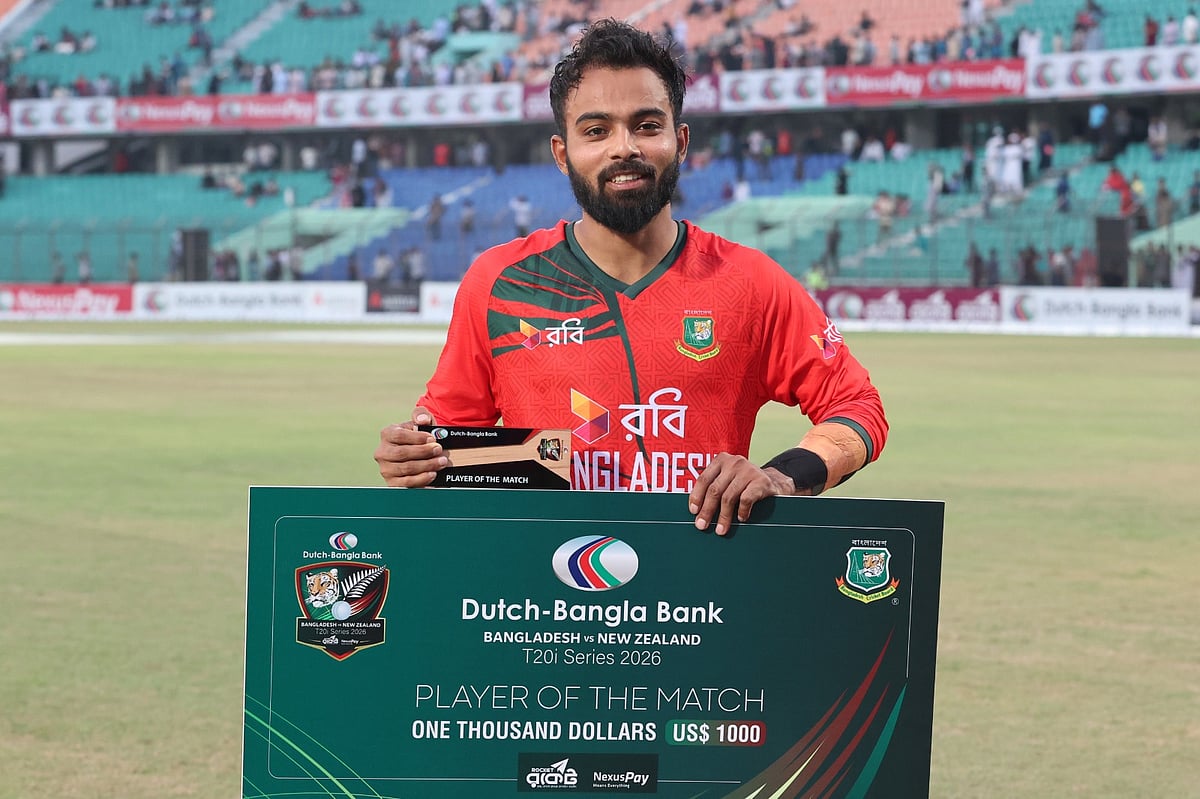 আইসিসি টি-টুয়েন্টি র‍্যাঙ্কিং: ভালো খেলার পুরস্কার পেলেন হৃদয়–শরীফুলরা