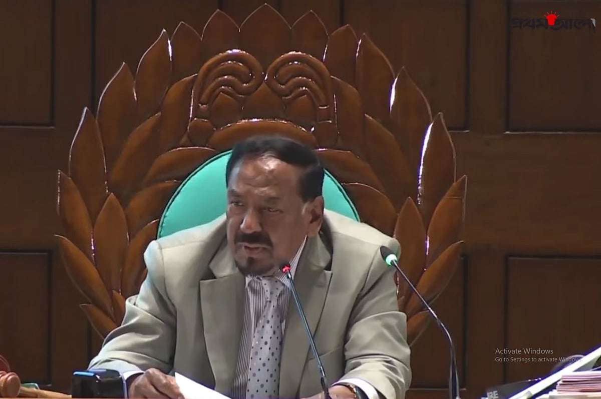 সংসদে চিফ হুইপ মন্ত্রী-সদস্যদের অনুপস্থিতিতে স্পিকারের উষ্মা