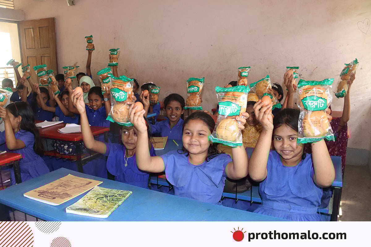 ফরিদপুরে স্কুল ফিডিং কর্মসূচি ফরিদপুরে স্কুল ফিডিং কর্মসূচি