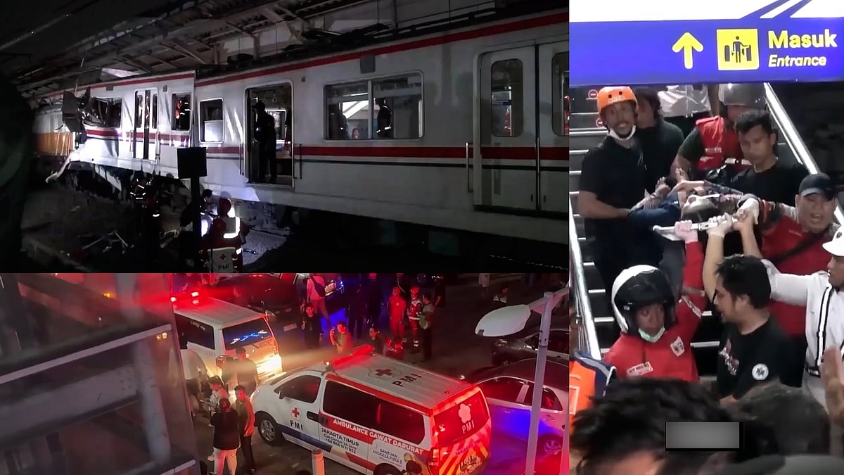 ইন্দোনেশিয়ায় দুই ট্রেনের সংঘর্ষে অন্তত চারজন নিহত, আহত বেশ কয়েকজন