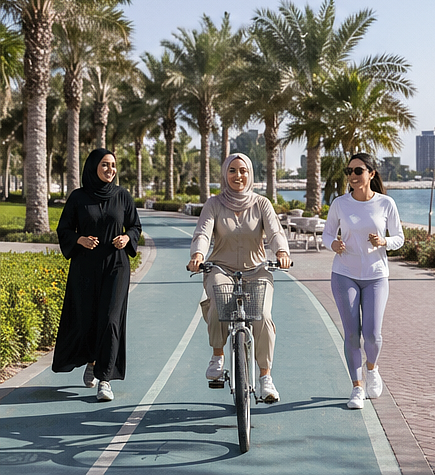 এই বুলেভার্ডে থাকবে দৌড়ানো, হাঁটা ও সাইকেল চালানোর জন্য পৃথক ব্যবস্থা