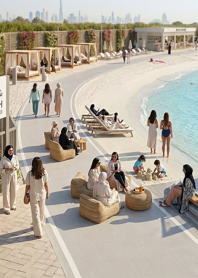 দুবাইয়ে যে সৈকত তৈরি হচ্ছে কেবল নারীর জন্য