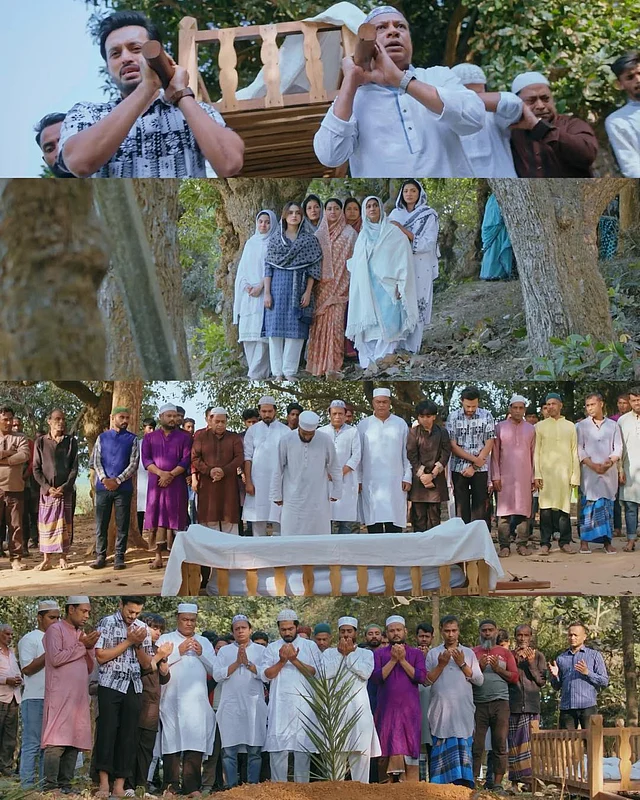 এই নাটকে বাবার মৃত্যুদৃশ্য আপ্লুত করছে সবাইকে।