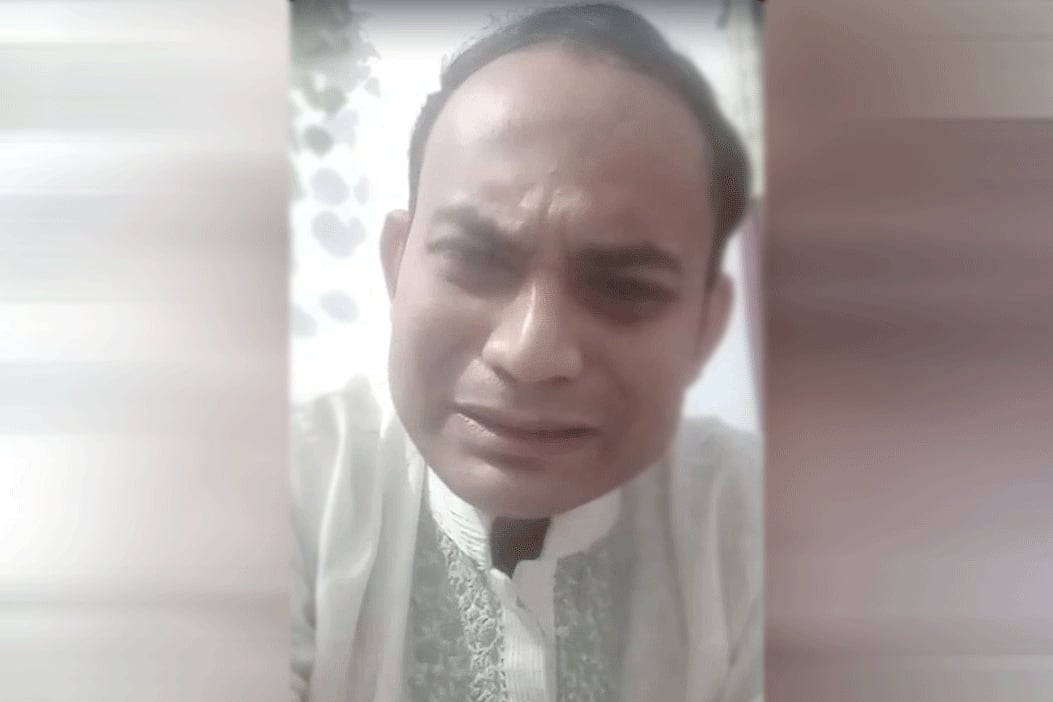 নতুন কমিটিতে পদ না পেয়ে ফেসবুক লাইভে এসে কাঁদলেন ছাত্রদল নেতা