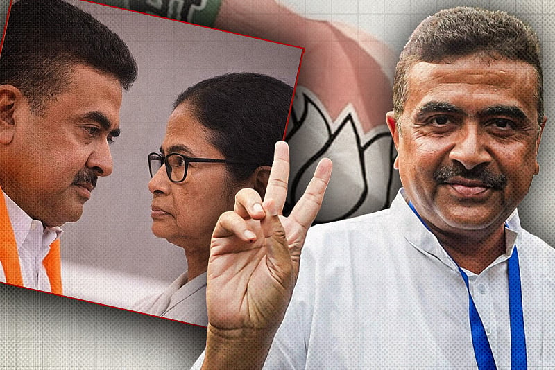 ভবানীপুরে শুভেন্দুর কাছে হেরে গেলেন মমতা
