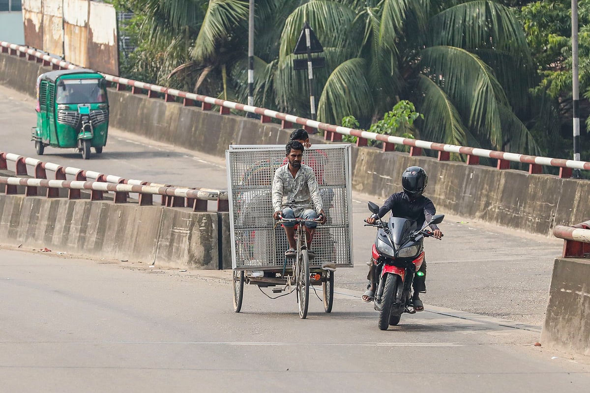 উড়ালসড়কে ব্যাটারিচালিত অটোরিকশার দাপট