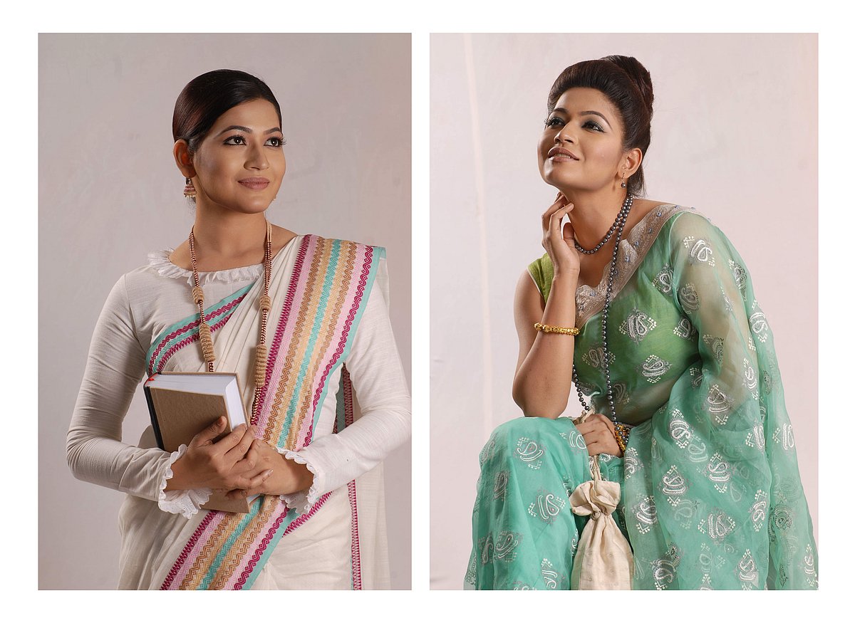 রবীন্দ্রনাথের লাবণ্য–কেতকীর সাজে বাঁধন, দেখুন ৭টি ছবি