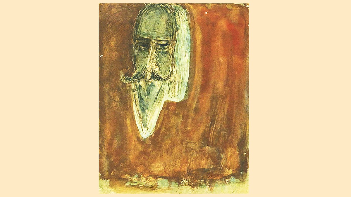 জন্মদিনে কবির আঁকা ছবি