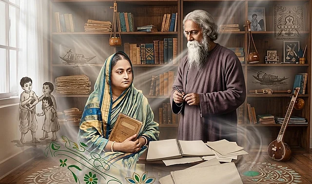 রবীন্দ্রভাবনায় মা মূলত নিরাপত্তার প্রতীক