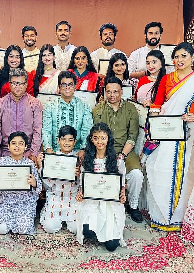 বিশ্বরঙের উৎসবমুখর আয়োজনে বৈশাখী মুখ ২০২৬ বিজয়ীরা