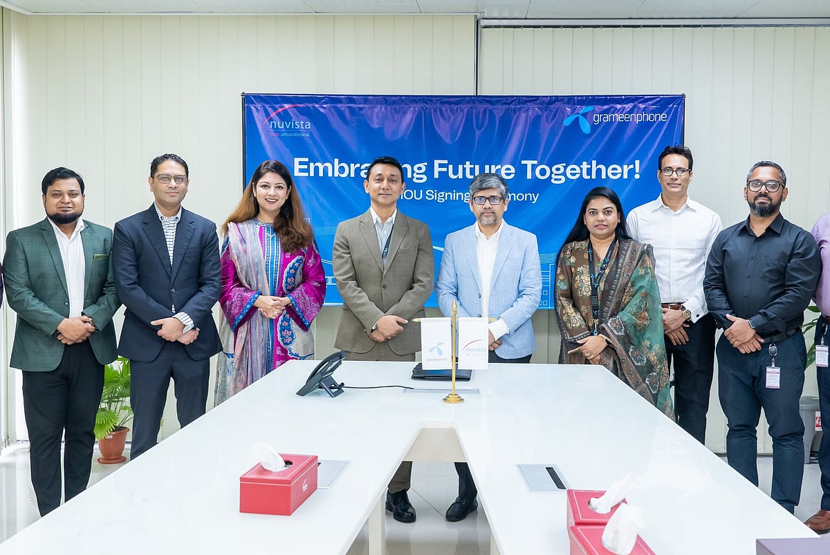 সাইবার নিরাপত্তায় গ্রামীণফোনের জিপি শিল্ড ব্যবহার করবে নুভিস্তা ফার্মা