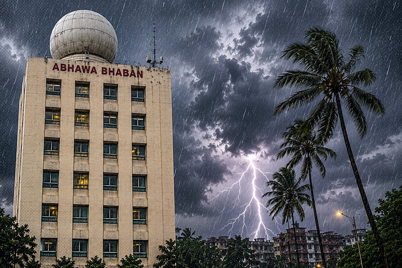 দেশের ৮ অঞ্চলে ঘণ্টায় ৬০ কিমি. বেগে ঝোড়ো হাওয়ার শঙ্কা