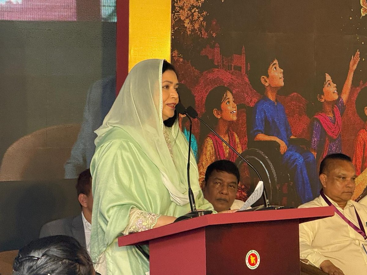 প্রতিবন্ধিতা যেন শিশু-কিশোরদের যোগ্য হিসেবে গড়ে ওঠার ক্ষেত্রে বাধা না হয়: জুবাইদা রহমান