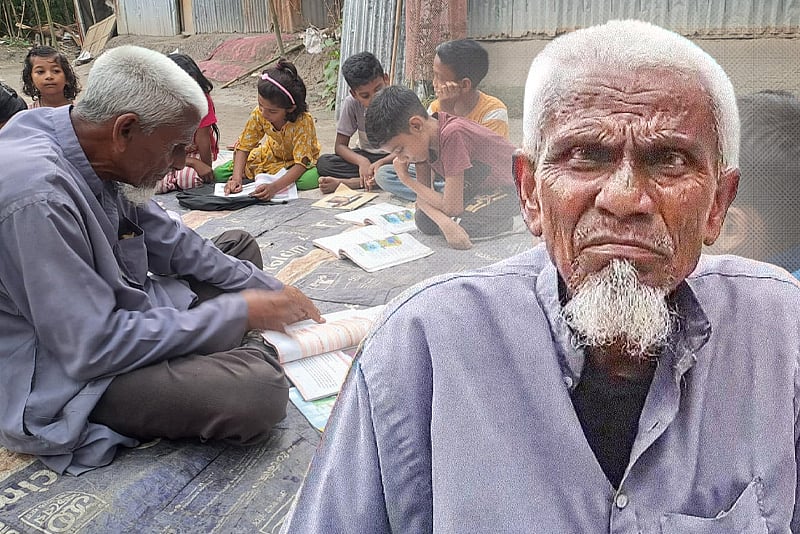 ৭৮ বছর বয়সেও ছড়াচ্ছেন শিক্ষার আলো