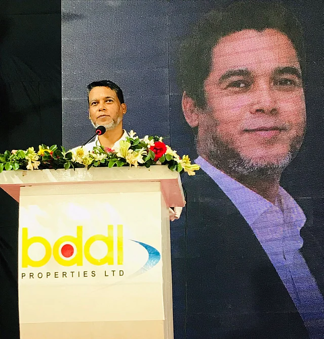 সূচনা বক্তব্য দিচ্ছেন বিডিডিএল প্রপার্টিজের ব্যবস্থাপনা পরিচালক এম এ বাতেন খান