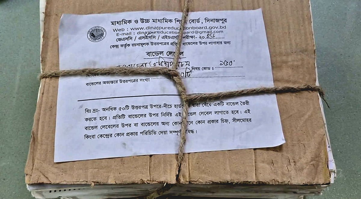 বিদ্যালয়ের মাঠের কোণে পড়ে ছিল এসএসসির ৫০টি খাতা
