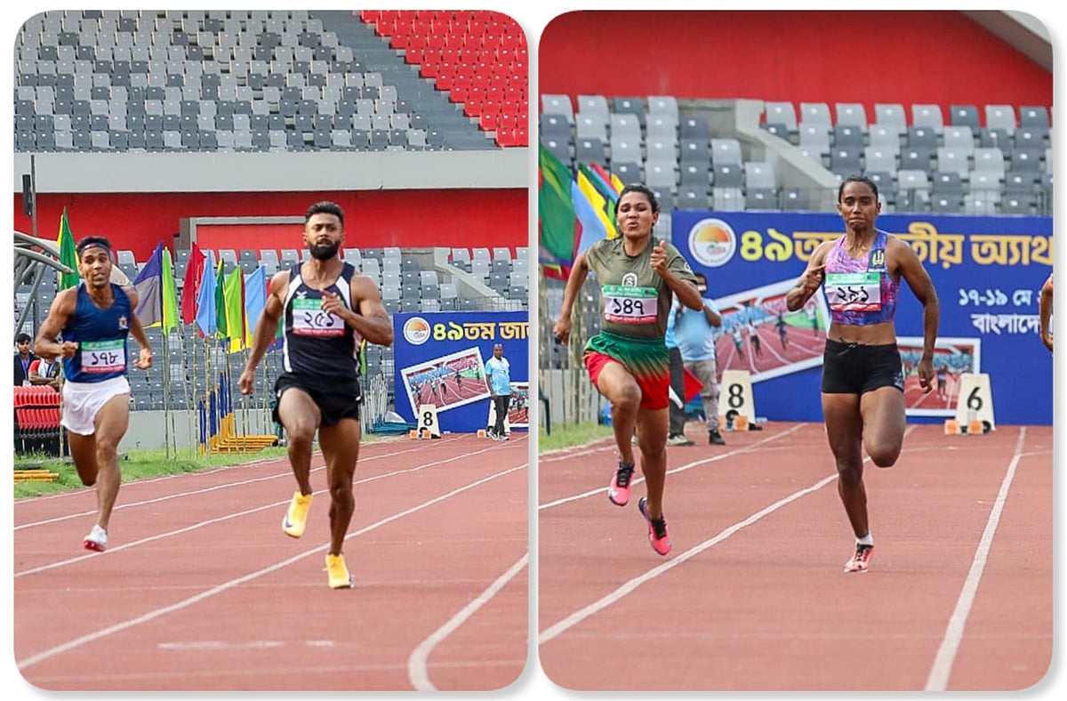 ইমরানুরই দ্রুততম মানব, মুকুট পুনরুদ্ধার করলেন শিরিন
