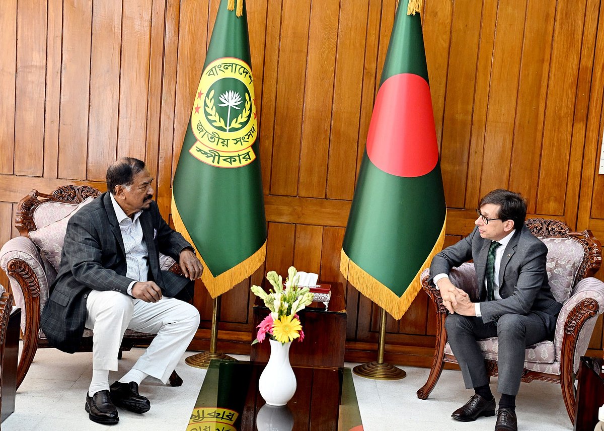 স্পিকারের সঙ্গে ফ্রান্সের রাষ্ট্রদূতের সাক্ষাৎ