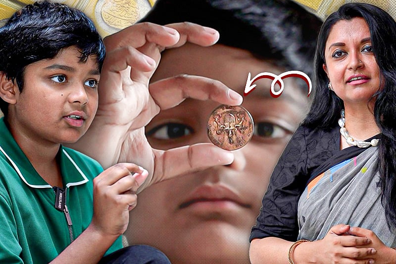 ১০ বছর বয়সেই প্রায় তিন হাজার মুদ্রা সংগ্রহ করেছে রাফাদ