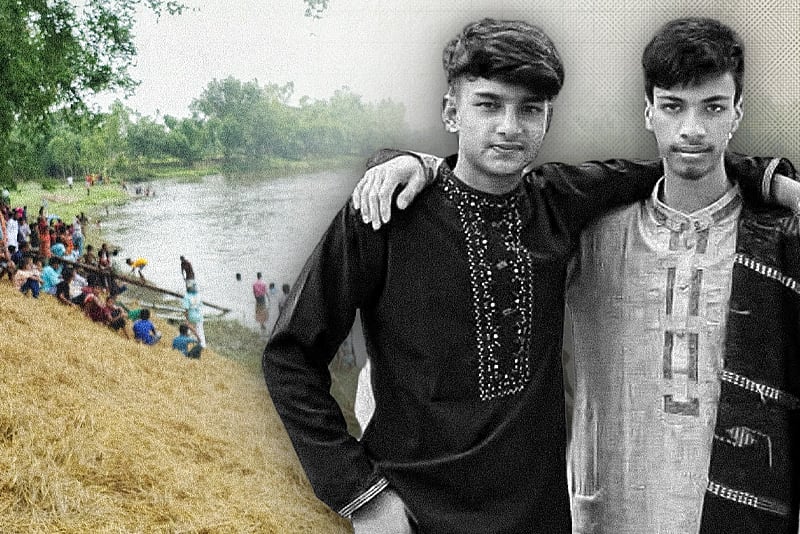 নদীতে গোসলে নেমে প্রাণ গেল দুই কিশোরের