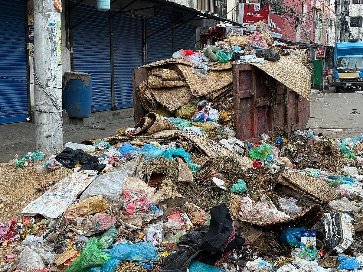 ঈদের পরদিনও সড়কে কোরবানির বর্জ্য