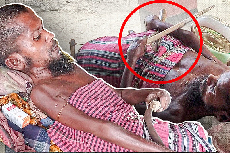 অচল শরীর পাথরের মতো শক্ত, তবু হার মানেননি মাহাতাব