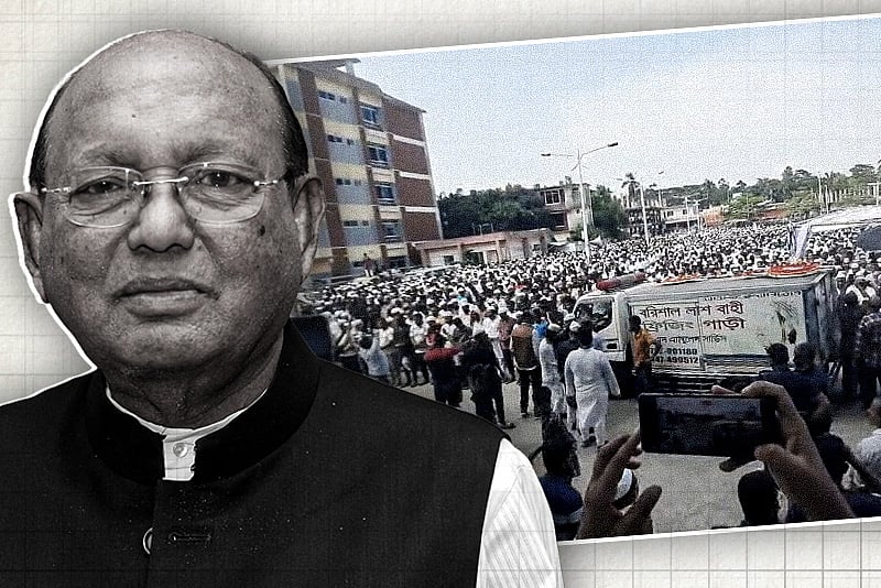মা-বাবা ও স্ত্রীর পাশে চিরনিদ্রায় শায়িত তোফায়েল আহমেদ